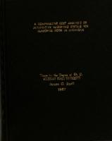 A comparative cost analysis of alternative marketing systems for slaughter hogs in Michigan