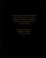 Individualized typewriting instruction in public community colleges in the United States : comparison of instructors' opinions on the importance of selected individualized instruction activities