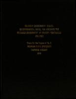 Religious environment scales : an experimental model for assessing the religious environment at church-controlled colleges