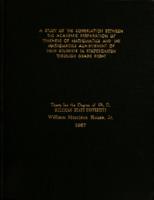 A study of the correlation between the academic preparation of teachers of mathematics and the mathematics achievement of their students in kindergarten through grade eight