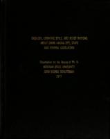 Ideology, cognitive style, and belief systems about crime among city, state, and federal legislators