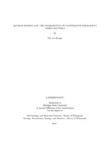 Quorum sensing and the stabilization of cooperative behavior in Vibrio bacteria