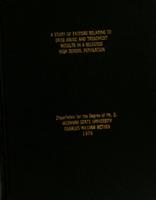 A study of factors relating to drug abuse and treatment results in a selected high school population