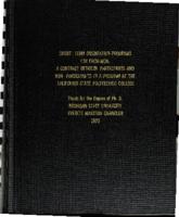 Short-term orientation programs for freshman : a contrast between participants and non-participants in a program at the California State Polytechnic College