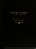 Mental retardation as a function of race, sex and social economic status