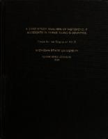 A case study analysis of motorcycle accidents in three Illinois countries