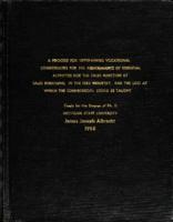 A process for determining vocational competencies for the performance of essential activities for the sales function by sales personnel in the feed industry, and the loci at which the competencies could be taught