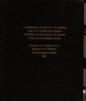 A comparison of the difficulty of materials used in the teaching and testing of shorthand with the difficulty of business letters in use in business offices