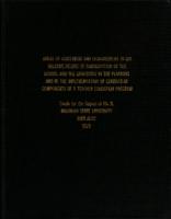 Areas of agreement and disagreement in the relative degree of participation of the school and the university in the planning and in the implementation of curricular components of a teacher education program