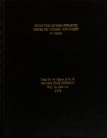 Interactions between population growth and economic development in Taiwan