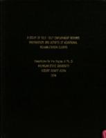 A study of self-help employment seeking preparation and activity of vocational rehabilitation clients