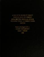 A study of the opinions of community education leaders and community school directors regarding an intensive preparation program for community school directors