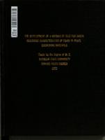 The development of a method of test for shock absorbing characteristics of foam-in-place cushioning materials