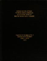 Systems analysis approach to medical school curriculum : an attitudinal survey of selected medical faculty members