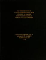 The potential impact of broadband communication network technology on consumer marketing communication : a computer simulation experiment