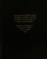 The accuracy and reliability of police polygraphic ("lie detector") examiners' judgments of truth and deception : the effect of selected variables