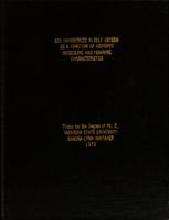 Sex differences in self-esteem as a function of assigned masculine and feminine characteristics