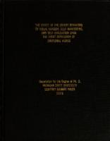 The effect of the covert behaviors of visual imagery, self-monitoring, and self-evaluation upon the overt expression of emotional words