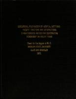 Educational preparation of hospital dietitians : present functions and satisfactions ; characteristics needed for contributing membership on health teams