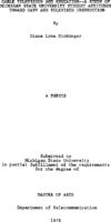 Cable television and education : a study of Michigan State University student attitudes toward CATV and televised instruction