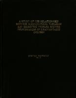 A study of the relationships between socio-cultural variables and geometric problem solving performances of disadvantaged children