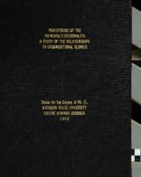 Perceptions of the principal's personality : a study of the relationships to organizational climate