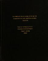 The effects of belief system styles on the communication and adoption of farm practices