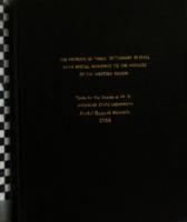 The problem of tribal settlement in Iraq, with special reference to the nomads of the Western Region