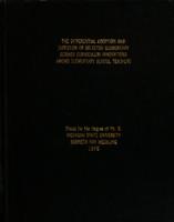 The differential adoption and diffusion of selected elementary science curriculum innovations among elementary school teachers