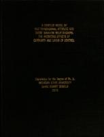 A complex model of multidimensional attitude and overt behavior relationships : the mediating effects of certainty and locus of control