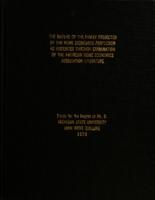 The nature of the family projected by the home economics profession as evidenced through examination of the American Home Economics Association literature