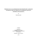 The best local-scale prediction maps for dynamic landscape patterns of aquatic habitats of anopheline larvae in western lowland Kenya