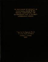 The relationship of centrality of occupational choice to sex, parental identification, and socioeconomic level in university undergraduate students