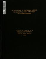 An evaluation of strip census methods for cottontail rabbit population in Southern Michigan