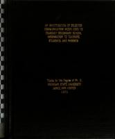 An investigation of selected communication media used to transmit secondary school information to teachers, students, and parents