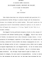 A believer among believers : the religious beliefs, practices, and meanings in a village in Bangladesh