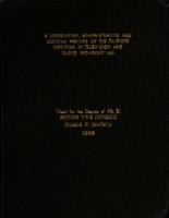 A legislative, administrative, and judicial history of the fairness doctrine in television and radio broadcasting