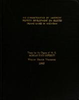 The characteristics of lakefront property development on selected inland lakes in Michigan