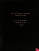 A comparative investigation of organizational communication practices