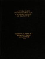 The effects of selected water pollution control rules on the simulated behavior of beef feedlots, 1974-85