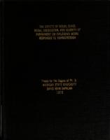 The effects of social class, moral orientation, and severity of punishment of children's moral responses to transgression