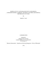 Hospital focus : an examination of its antecedents, complementarities, synergies, and effects on Triple Aim hospital performance outcomes