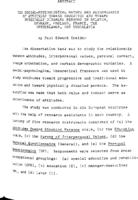 The social-psychological nature and determinants of attitudes toward education and toward physically disabled persons in Belgium, Denmark, England, France, the Netherlands and Yugoslavia