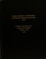 Regional variations in the structuring of educational and migrational plans of rural youth