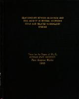 Relationships between aluminum and soil acidity in several Michigan soils and related mineralogy studies