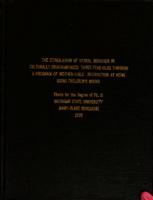 The stimulation of verbal behavior in culturally disadvantaged three-year-olds through a program of mother-child interaction at home using children's books