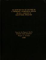 An investigation of the effect of a programmed instructional method on skill learning in audio-visual education