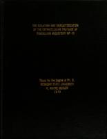 The isolation and characterization of the extracellular protease of Penicillium roqueforti BP-13