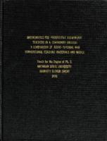 Mathematics for prospective elementary teachers in a community college : a comparison of audio-tutorial and conventional teaching materials and modes