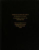 Changes in the structural aspects of perception in the aged : an analysis by means of the Rorschach test